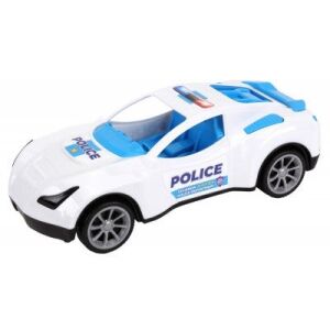White and Blue Toy Police Car - 38cm - Nonbrand Kids's play car