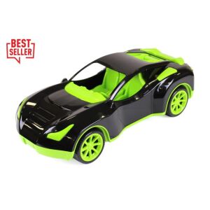 Black and Green Gyorsasági Sportkocsi Toy Car on white background - Nonbrand Kids's play car