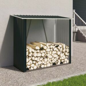 GS-217 metal firewood rack, outdoor log storage - Garden storage crate