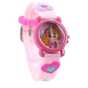 Nickelodeon Paw Patrol Skye 3D Kinderuhr mit rosa Silikonband - Mode & Kleidung