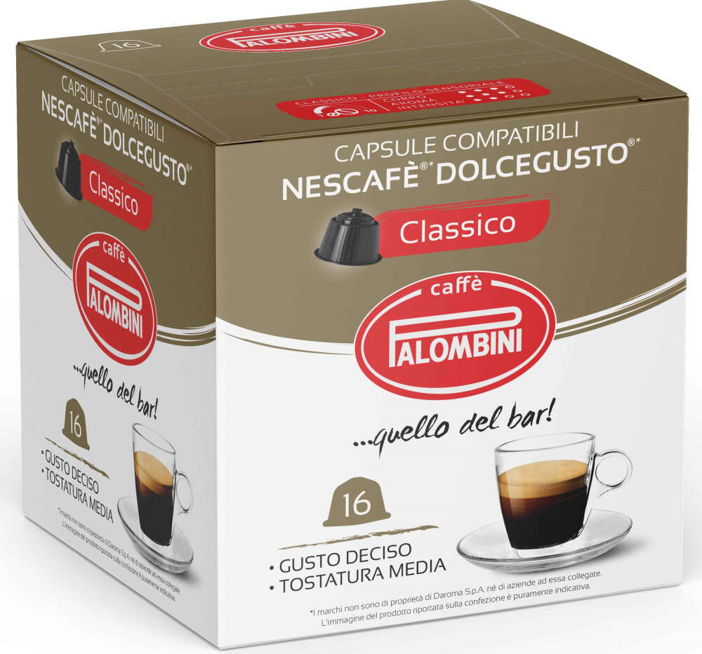 DOLCE GUSTO PALOMBINI CLASSICO Kaffeekapseln 16 Stk