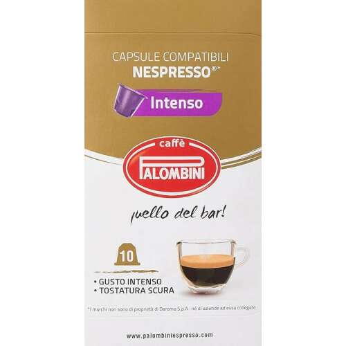 Palombini Intenso Nespresso kompatibilis kávékapszulák, 10 db-os csomag