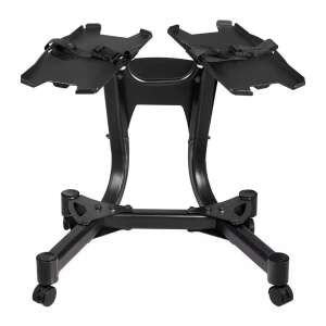 Zoco Body Fit YLJ-005N dumbbell stand with towel rail and straps for securing dumbbells, black - Fitness Equipment