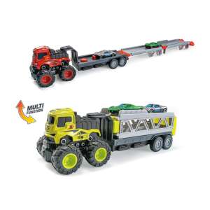 Lendkerekes Tréler играчка камион с 2 метални коли, многофункционален дизайн - Nonbrand Игра кола