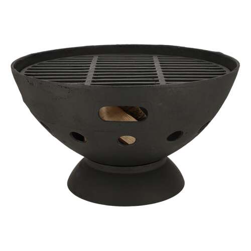 Öntöttvas grill sütő ráccsal, 56 cm átmérőjű