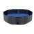 Purlov Folding Pool for Dogs, grey and blue, filled with water