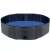 Purlov Folding Pool for Dogs, grey and blue, filled with water