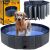 Purlov Collapsible XL Dog Pool 120x30cm #grey-blue 104471143