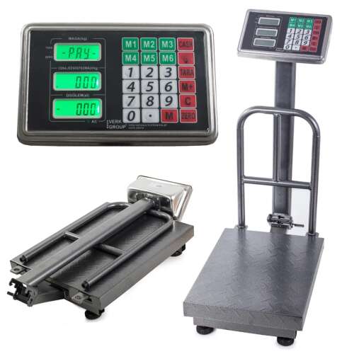 Industrial platform scale with digital LCD display, 100kg capacity, weighing scale, digital scale, platform scale, industrial scale