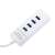 White USB 3.0 hub with 4 ports, USB 3.0 SuperSpeed 4 Ports Hub