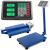 Electronic Platform Scale with LCD Display, Battery, 1kg to 300kg, Blue 104475074