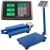 Electronic Platform Scale with LCD Display, Battery, 1kg to 300kg, Blue 104475074