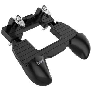 Hoco GM2 Gamer telefontartó kontrollerrel, fekete, mobil játék markolat, PUBG, Fortnite, Call of Duty - Kontroller