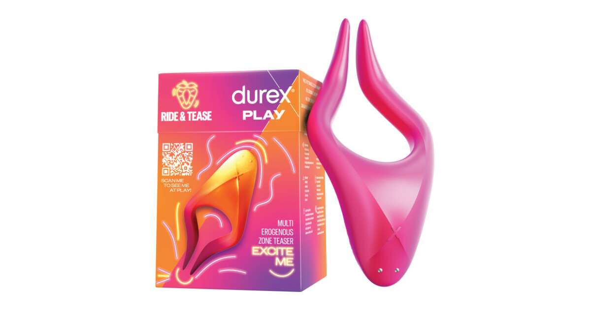 Durex Play Ride &amp; Tease Multi Erogenous Zone Teaser Vibrator  Stimulator