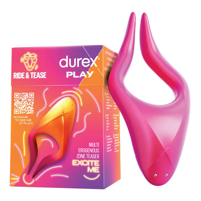 Durex Play Ride & Tease Multi Erogenous Zone Teaser Vibrátor-...