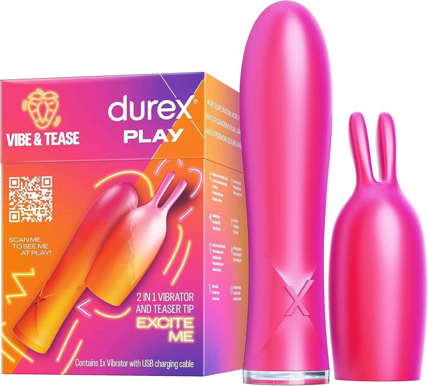 Durex Play Vibe & Tease 2in1 Vibrátor