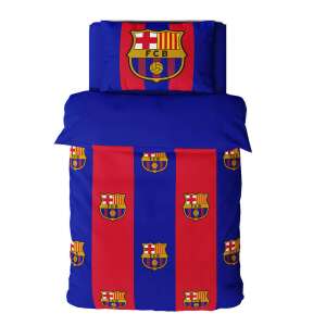 Barcelona FC ágynemű szett, kék és piros csíkos paplanhuzat az FC Barcelona logóval, 135x200 cm - Ágynemű - ifjúsági és felnőtt