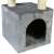 Funfit cat tree condo with plush interior