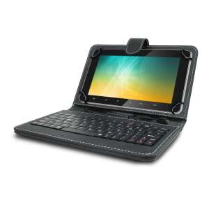Black 9 inch tablet case with keyboard, stand function, for Android and Windows tablets - Tablet Case