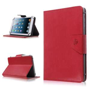 Red 7 inch tablet case with stand function, Model X, PU leather, for watching movies and typing - Tablet Case