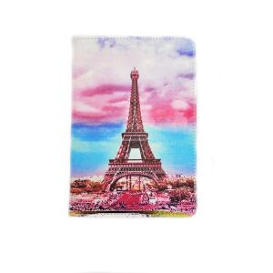 MRG 7-inch Tablet Case with Paris Eiffel Tower Design, Front View - Tablet Case