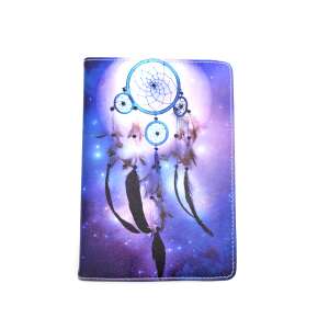 MRG 7 inch tablet case with Tribal Violet design, featuring a dreamcatcher pattern - Tablet Case