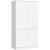 AKORD CLP 4-ajtós ruhásszekrény, fehér, zárt