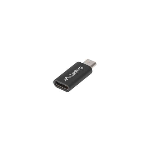 Lanberg USB-C na Micro USB adaptér, čierny