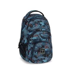 Ars Una Hyde AU-2 Schulrucksack in Blau mit Tarnmuster - Ars Una