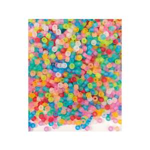 1000 darab áttetsző színes gyöngy fűzéshez, 9mm, ideális ékszerek készítéséhez és kézműveskedéshez - Gyöngy & Gyöngyfűző