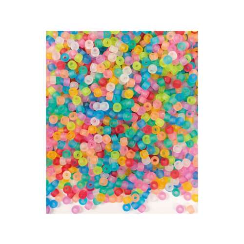 1000 darab áttetsző színes gyöngy fűzéshez, 9mm, ideális ékszerek készítéséhez és kézműveskedéshez