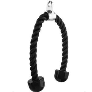Atașament de cablu pentru triceps pentru sală de gimnastică, negru, cu o capacitate de încărcare de 200 kg - Echipamente de fitness