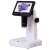 Microscop digital Levenhuk DTX 700 LCD cu ecran LCD de 5 inci, afișând cristale pe ecran