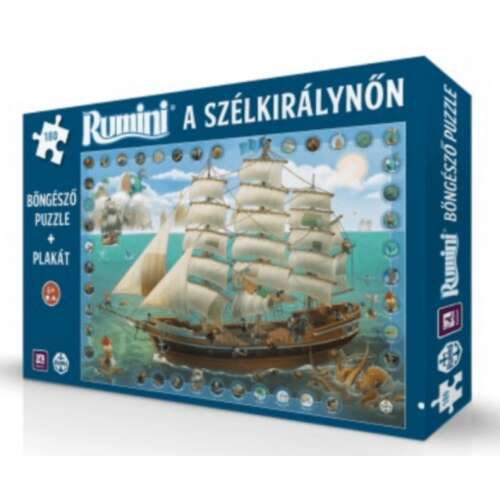 Rumini A Szélkirálynőn Puzzle - Hajó 180db 31972868