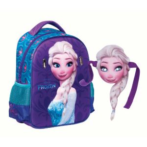 Ghiozdan Giovas Grădiniță Elsa Frozen 3D cu mască Elsa - Rechizite pentru grădiniță