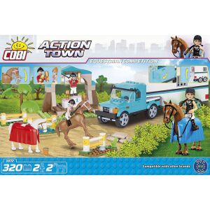 Cobi Action Town Equestrian Competition building set, 320 pieces, horse show playset - Creative & Building Toy