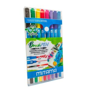 Set 8 Carioci colorate acuarela Mitama cu doua capete, multicolor 119045304 - Markere