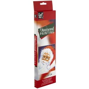 Christmas Santa Diamond Painting Kit 30x30 cm, Grafix 119045765 - Art & Craft