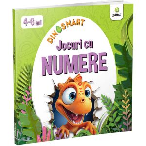 Jocuri cu numere/DinoSMART (Number Games/DinoSMART) - in Romanian language 144405321 - Activity Book, Letters & Number