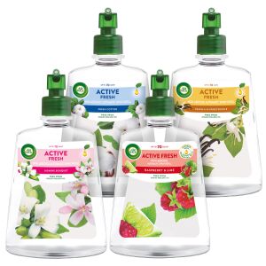 Air Wick Active Fresh Refill 4-pachet de 4 parfumuri diferite