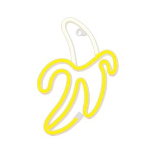Lampă Neon Banana Forever Light - Lumină LED Galbenă și Albă - Lămpi decorative