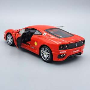Ferrari 360 Challenge N 360 2000 1:24 méretarányú modell autó, piros, oldalnézet - Bburago