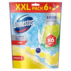Domestos Power5 WC-Erfrischungsblock Kalk (6x50g)
