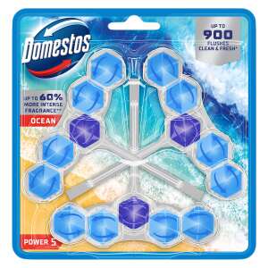 Domestos Power 5 WC-Frische-Block Ocean, 3er Pack, 50g pro Stück - Toilettenerfrischer