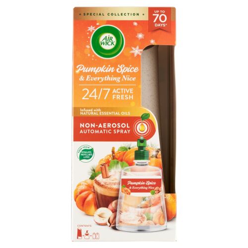 Air Wick 24/7 Active Fresh Automatic Air Freshener Spiced pumpkin with magic refill 228ml 138976949