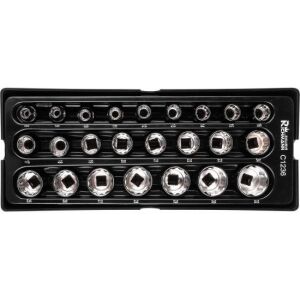 Richmann Exclusive 24 darabos dugókulcs készlet, 1/2 hüvelyk, 8-32 mm, szerszámos szekrény fiókjához - Dugókulcs