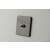Vichema Regal Noir 1 Gang 2 Way Light Switch, Black Chrome, Modern Design, Installed on Wall