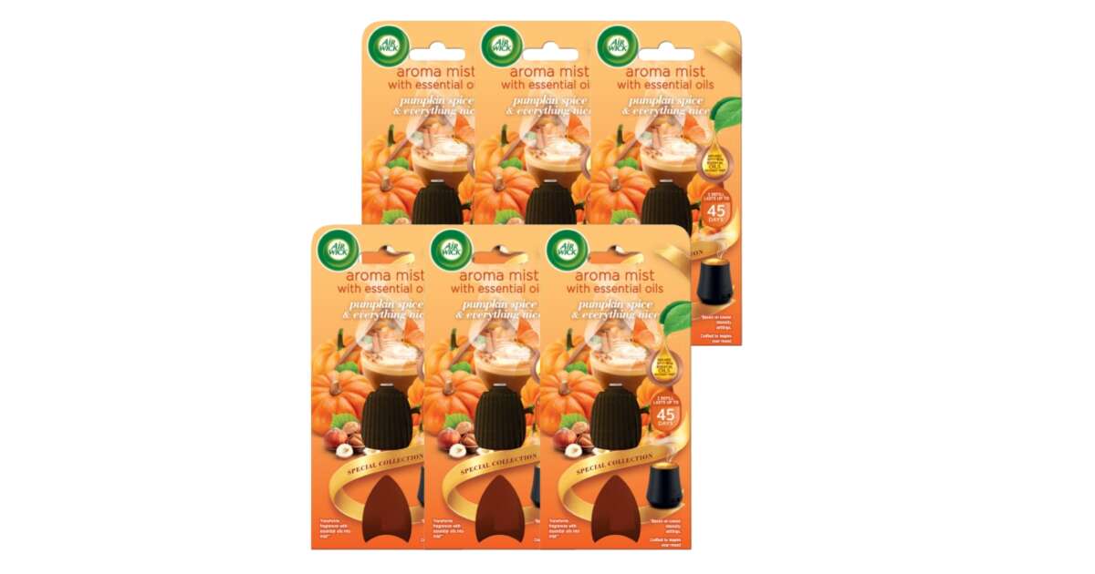 Air Wick Spiced Pumpkin Magic Refill pentru odorizator de aer electric 6x19ml