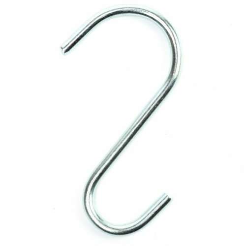 Fém S-kampó - 10 db - 14x7.9x1.5 cm