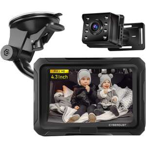 CYBERDUST car baby monitor with rear view camera and 4.3 inch screen - Babies & Toddler